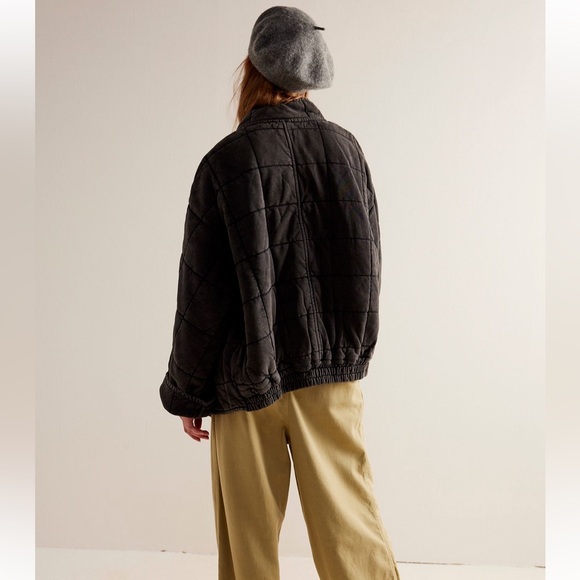 Free People Dolman Quilted Jean Jacket - Picture 6 of 14